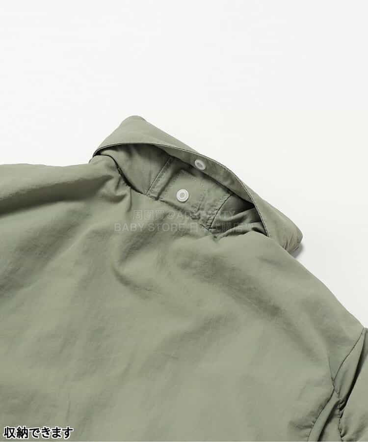 日本童裝 BREEZE 緞帶褶皺風衣 80-140cm 女童款 春季 OUTERWEAR