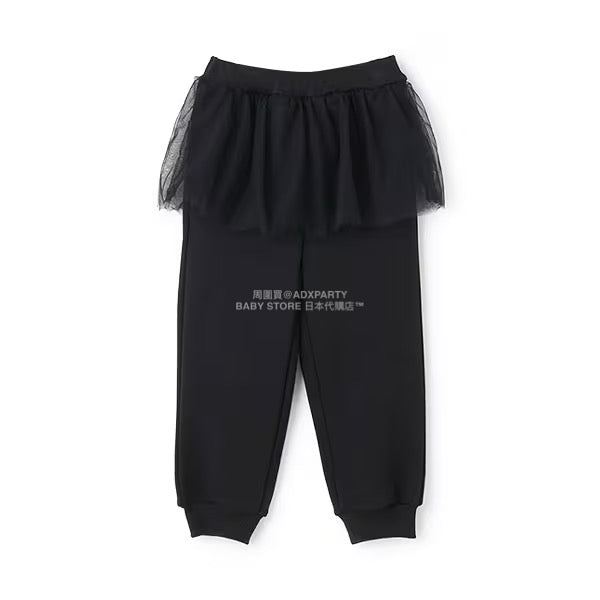 日本童裝 Ly# mine 運動長褲配薄紗裙 100-150cm 女童款 冬季 PANTS