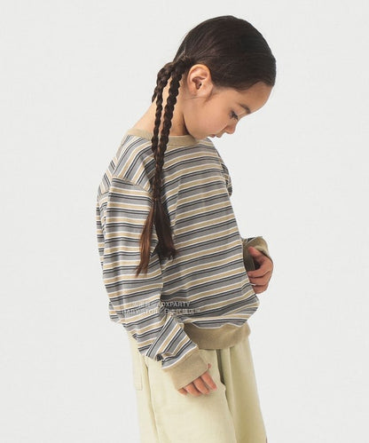 Japanese Kids' BEAMS mini JR Sobu Line, Yamanote Line, and Chuo Line Train Tops 90-150cm Boys' Summer TOPS Railway Series 