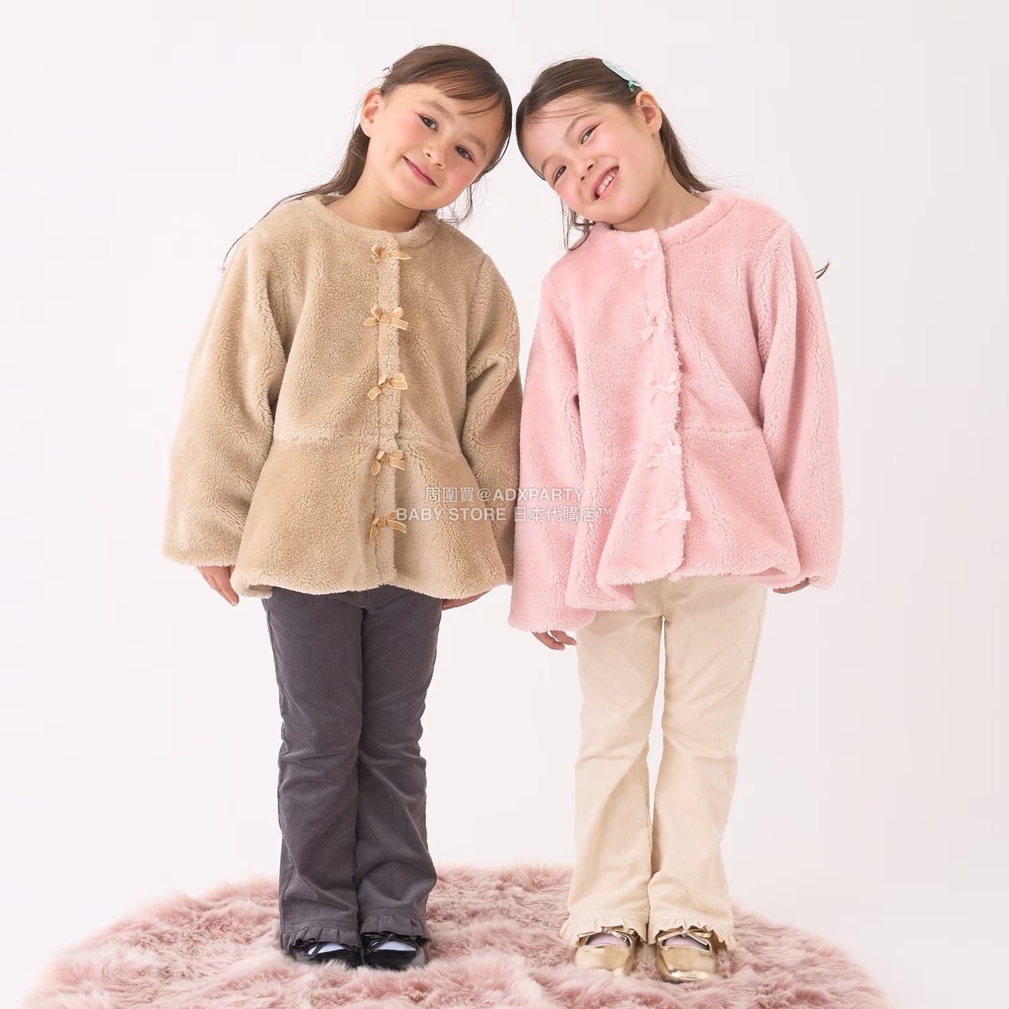 日本童裝 Ly# mine 荷葉邊彈力喇叭褲 100-150cm 女童款 冬季 PANTS