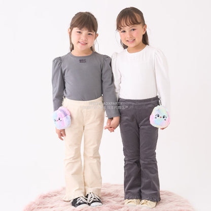 日本童裝 Ly# mine 荷葉邊彈力喇叭褲 100-150cm 女童款 冬季 PANTS