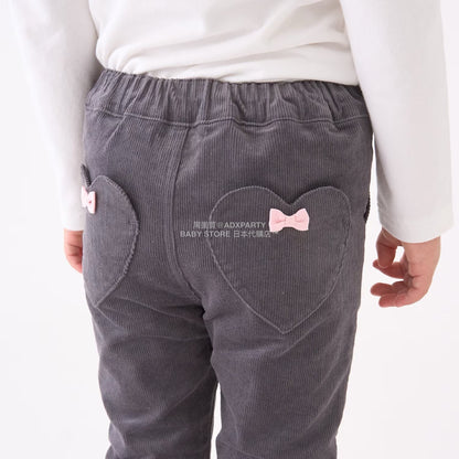 日本童裝 Ly# mine 荷葉邊彈力喇叭褲 100-150cm 女童款 冬季 PANTS