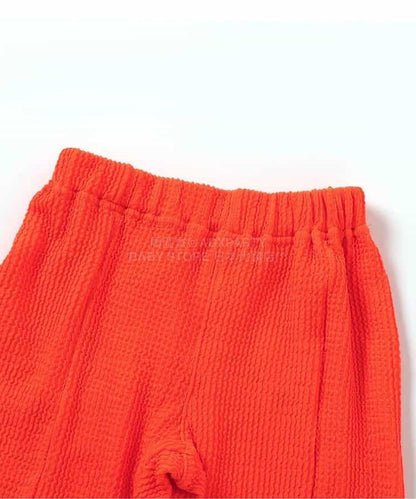 日本童裝 BREEZE 提花休閒長褲 80-140cm 女童款 夏季 PANTS