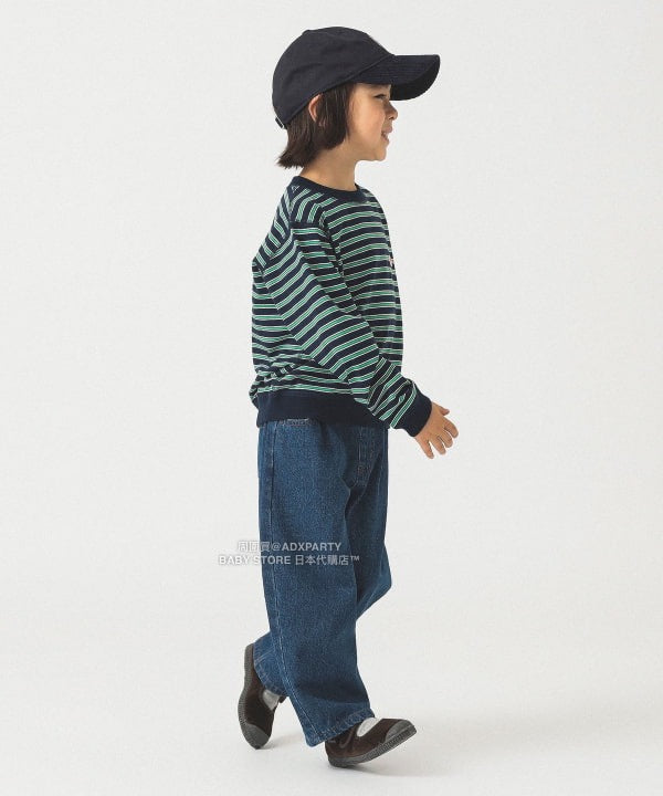 Japanese Kids' BEAMS mini JR Sobu Line, Yamanote Line, and Chuo Line Train Tops 90-150cm Boys' Summer TOPS Railway Series 