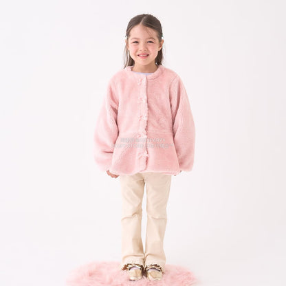 日本童裝 Ly# mine 荷葉邊彈力喇叭褲 100-150cm 女童款 冬季 PANTS