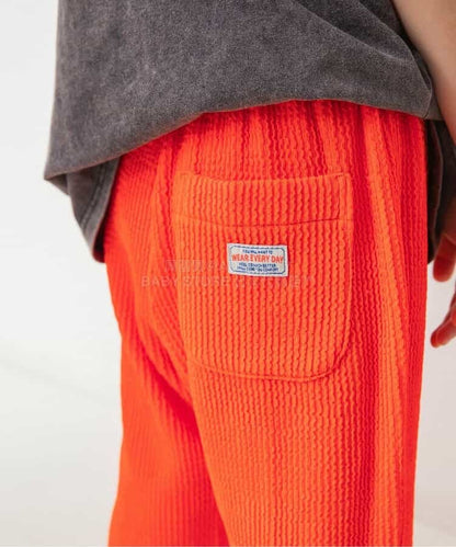 日本童裝 BREEZE 提花休閒長褲 80-140cm 女童款 夏季 PANTS