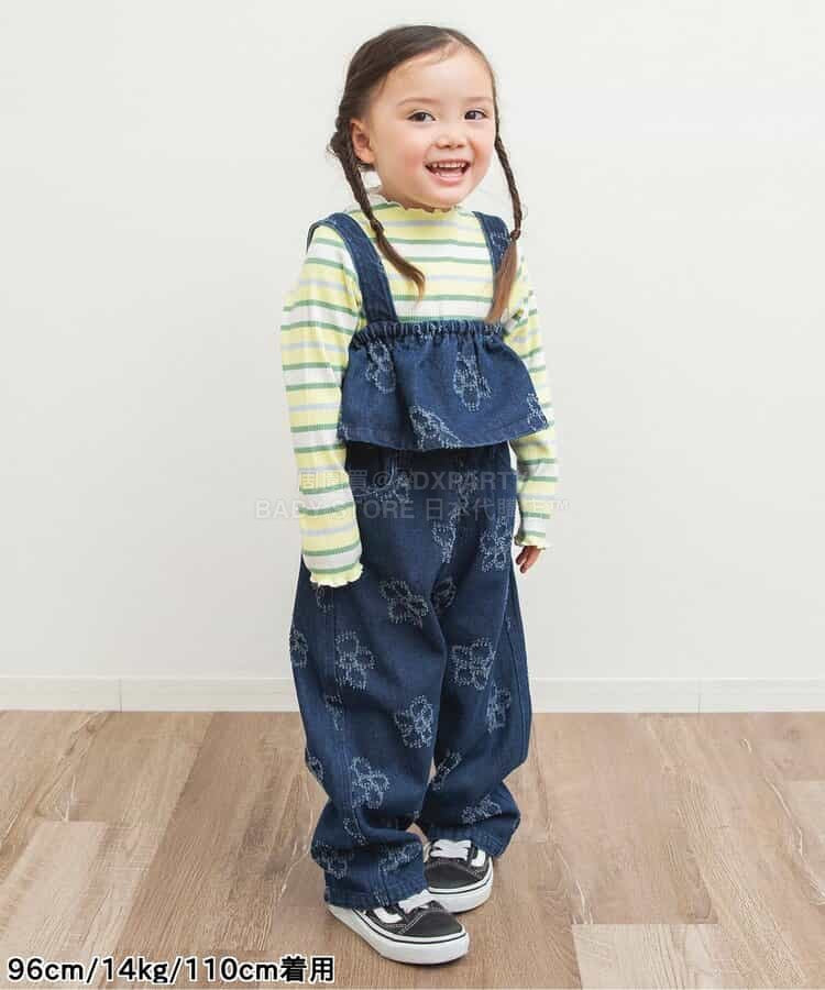 日本童裝 BREEZE 花邊上衣 80-140cm 女童款 春季 TOPS