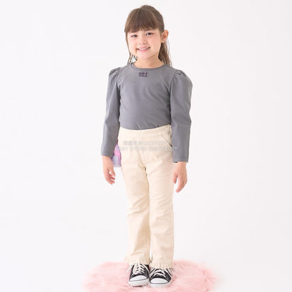 日本童裝 Ly# mine 荷葉邊彈力喇叭褲 100-150cm 女童款 冬季 PANTS