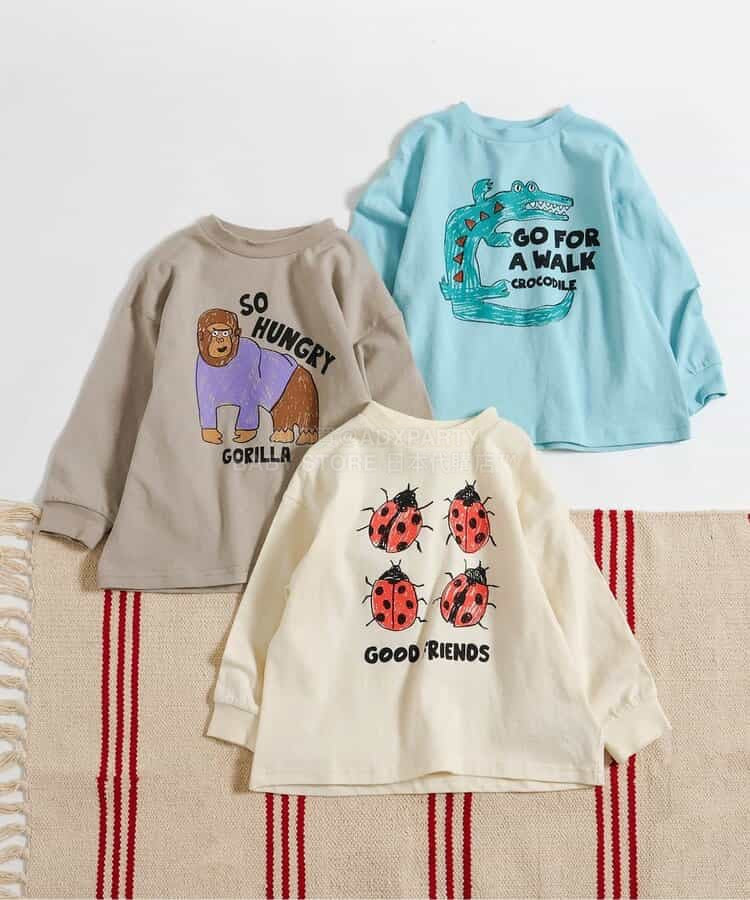 日本童裝 BREEZE 繪畫藝術印花上衣 80-140cm 男童款 春季 TOPS