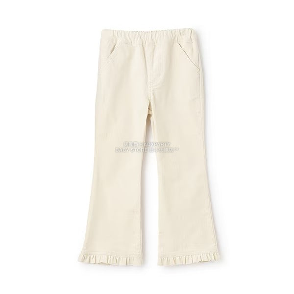 日本童裝 Ly# mine 荷葉邊彈力喇叭褲 100-150cm 女童款 冬季 PANTS