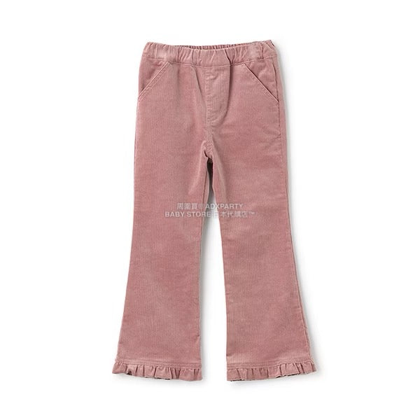 日本童裝 Ly# mine 荷葉邊彈力喇叭褲 100-150cm 女童款 冬季 PANTS