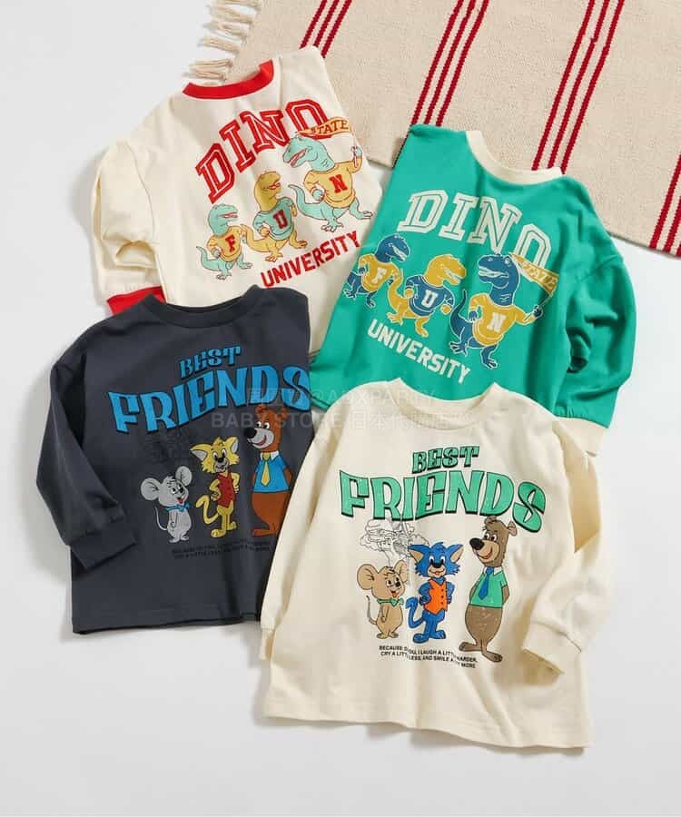 日本童裝 BREEZE 印花上衣 80-140cm 男童款 春季 TOPS