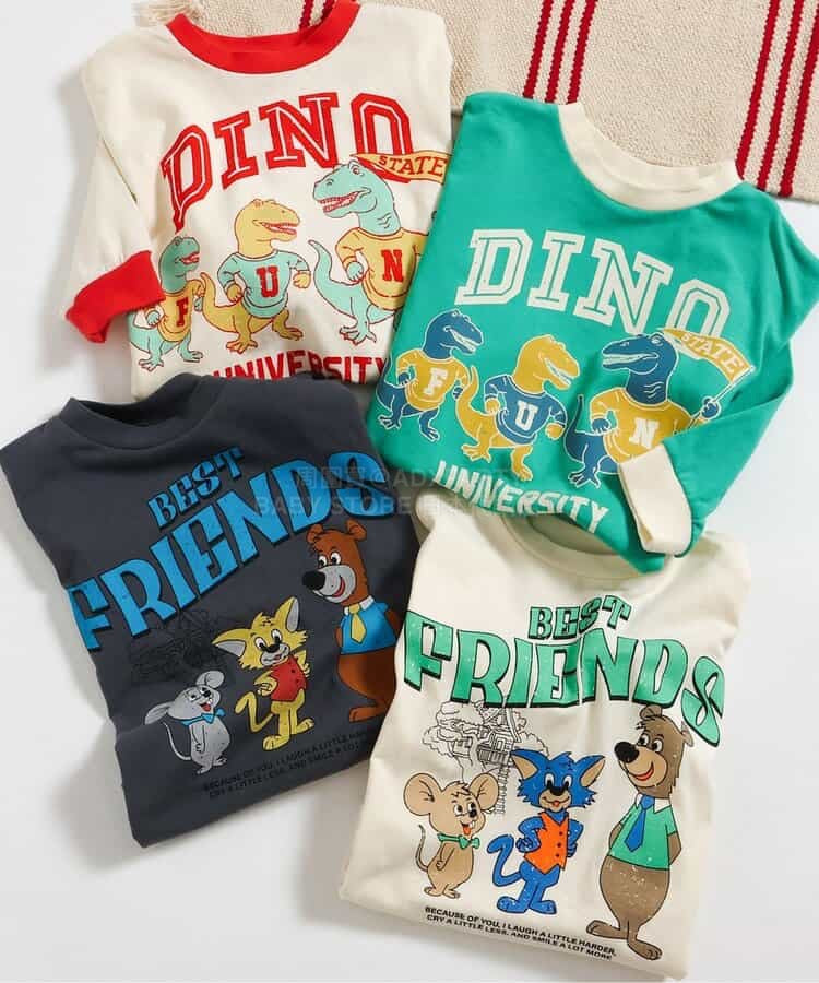 日本童裝 BREEZE 印花上衣 80-140cm 男童款 春季 TOPS