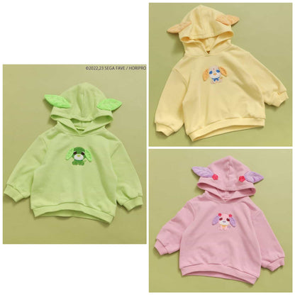 日本童裝 apres les cours x 茶犬 連帽衛衣 80-130cm 男童款/女童款 冬季 TOPS