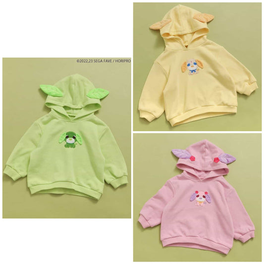 日本童裝 apres les cours x 茶犬 連帽衛衣 80-130cm 男童款/女童款 冬季 TOPS