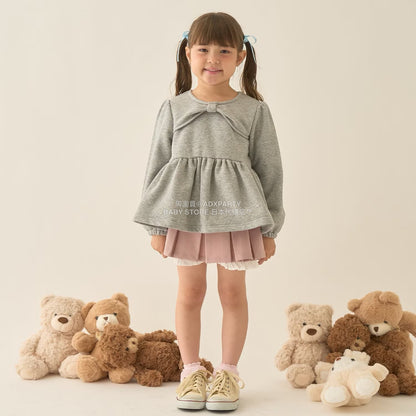 日本童裝 Ly# mine 百摺花邊短裙 100-150cm 女童款 冬季 SKIRTS