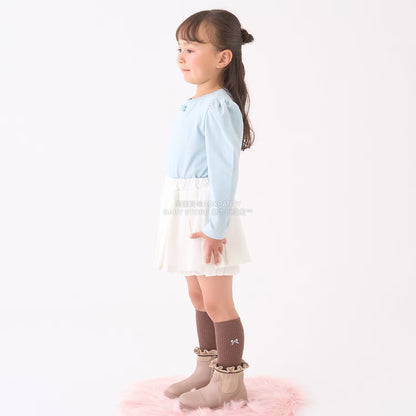 日本童裝 Ly# mine 百摺花邊短裙 100-150cm 女童款 冬季 SKIRTS