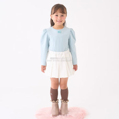日本童裝 Ly# mine 百摺花邊短裙 100-150cm 女童款 冬季 SKIRTS