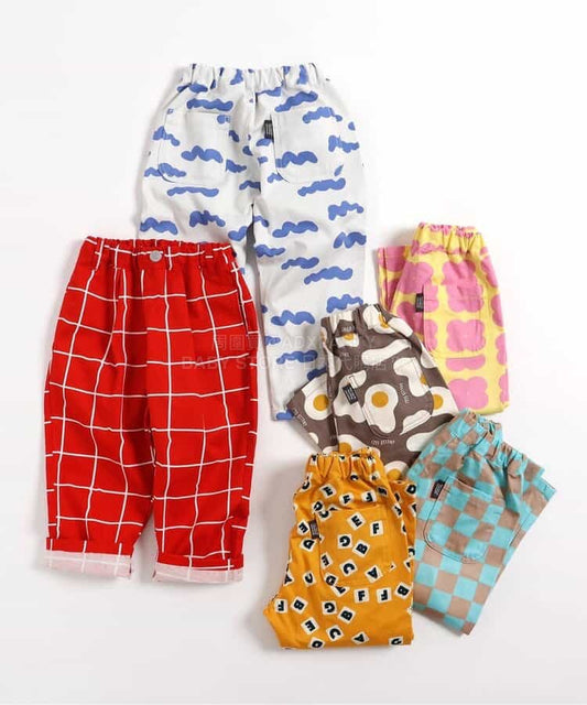 日本童裝 BREEZE 休閒褲 90-150cm 男童款/女童款 春季 PANTS 聖誕紅/新年紅