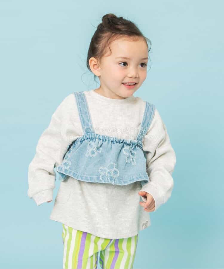 日本童裝 BREEZE 牛仔吊帶衫 80-140cm 女童款 春季 TOPS