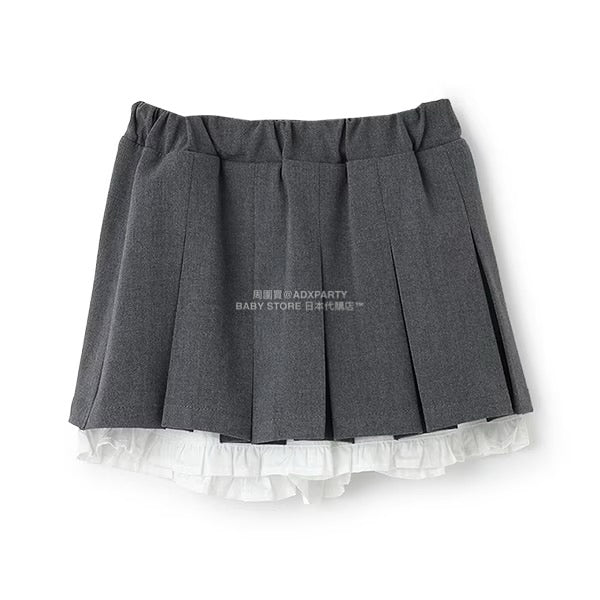 日本童裝 Ly# mine 百摺花邊短裙 100-150cm 女童款 冬季 SKIRTS