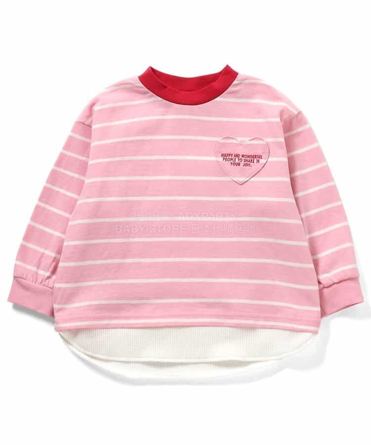 日本童裝 BREEZE 假兩件口袋上衣 80-140cm 男童款/女童款 春季 TOPS