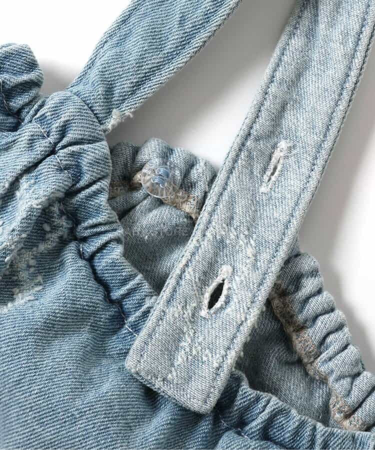 日本童裝 BREEZE 牛仔吊帶衫 80-140cm 女童款 春季 TOPS