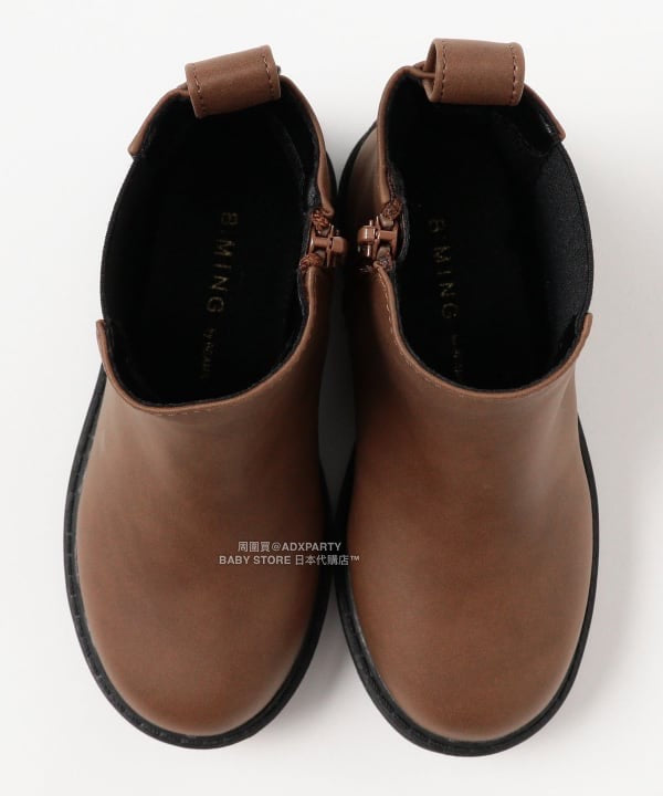 日本直送 B:MING by BEAMS 皮革短靴 17-22cm 鞋系列 其他品牌