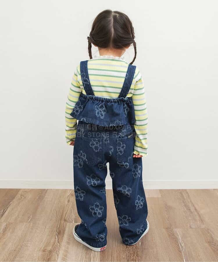 日本童裝 BREEZE 牛仔吊帶衫 80-140cm 女童款 春季 TOPS