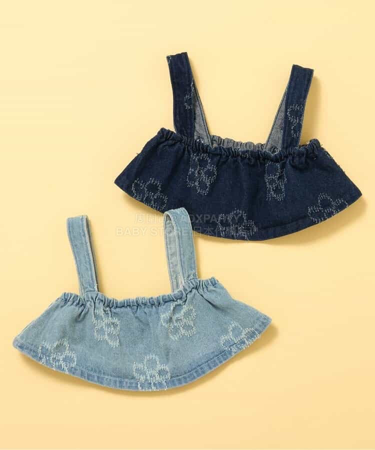 日本童裝 BREEZE 牛仔吊帶衫 80-140cm 女童款 春季 TOPS