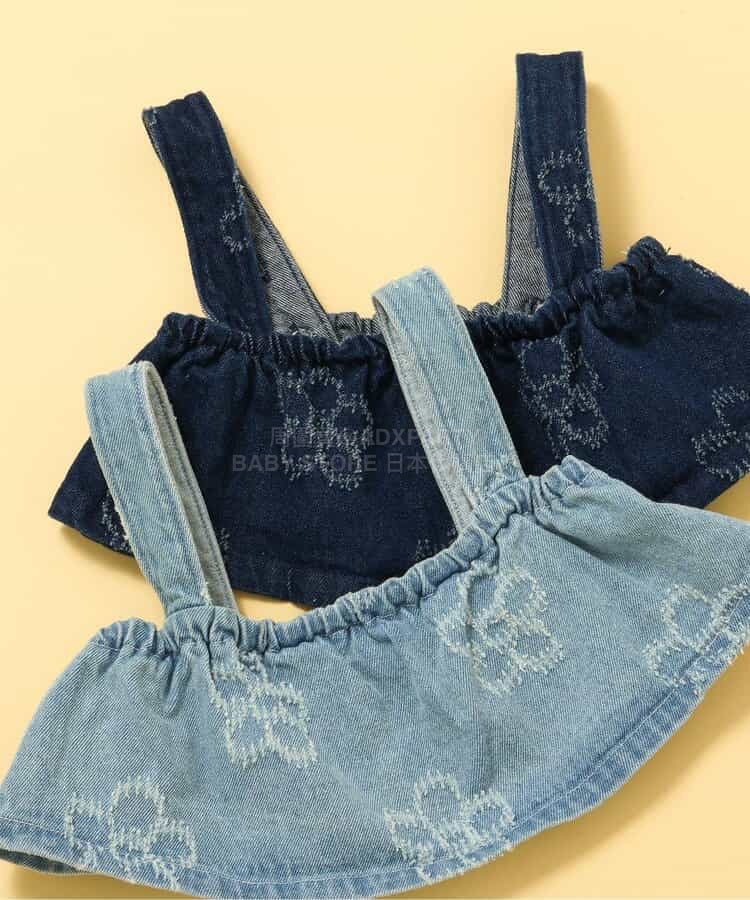 日本童裝 BREEZE 牛仔吊帶衫 80-140cm 女童款 春季 TOPS