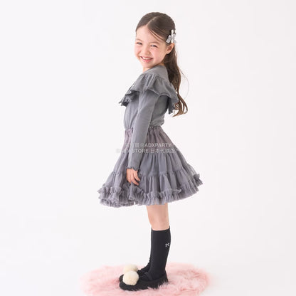 日本童裝 Ly# mine  Tutu薄紗短裙 100-150cm 女童款 冬季 SKIRTS