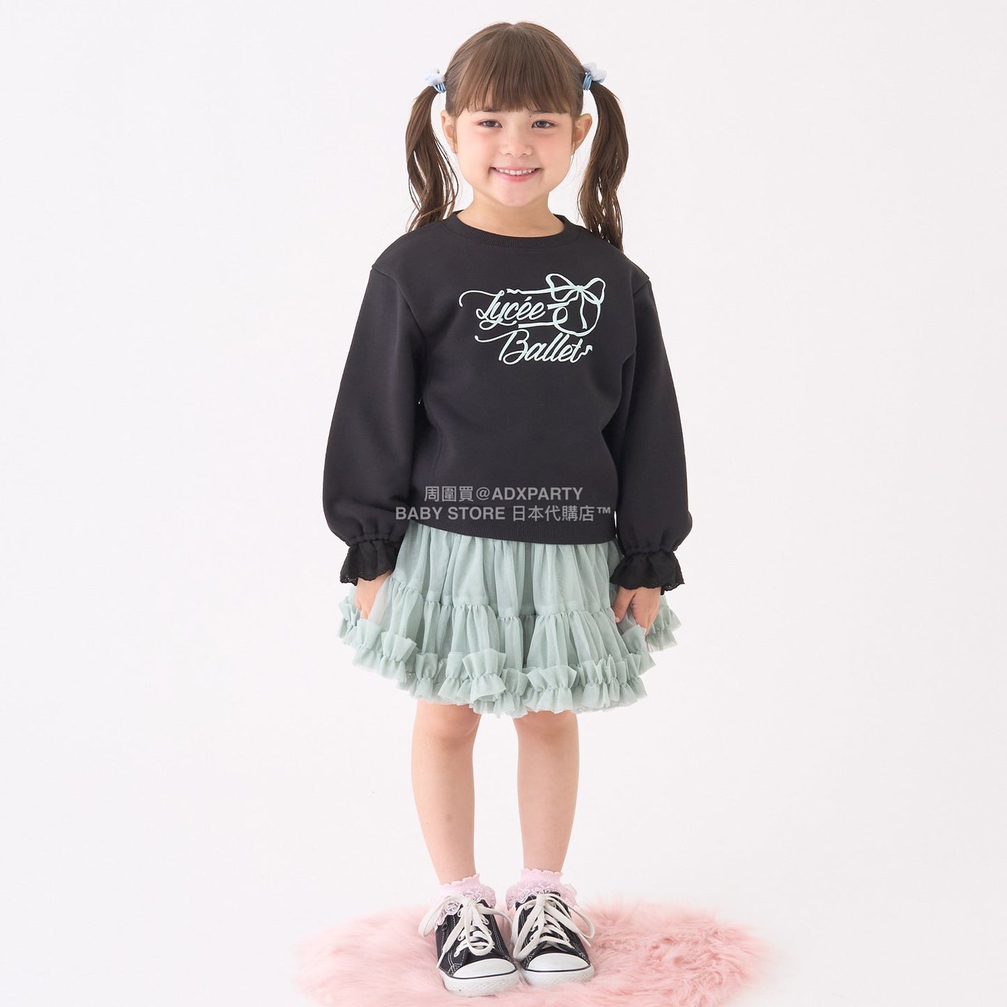 日本童裝 Ly# mine  Tutu薄紗短裙 100-150cm 女童款 冬季 SKIRTS