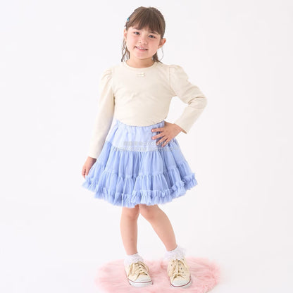 日本童裝 Ly# mine  Tutu薄紗短裙 100-150cm 女童款 冬季 SKIRTS
