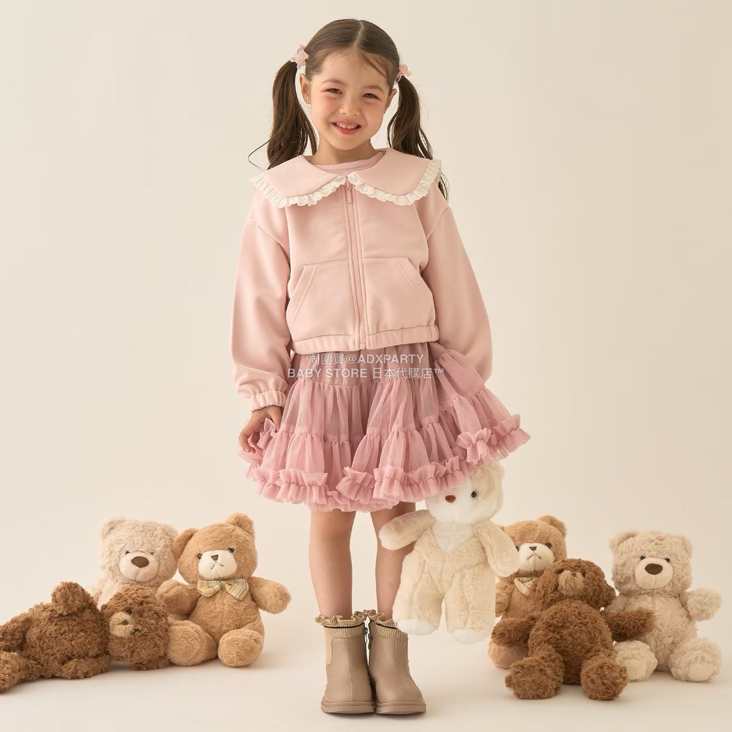 日本童裝 Ly# mine  Tutu薄紗短裙 100-150cm 女童款 冬季 SKIRTS