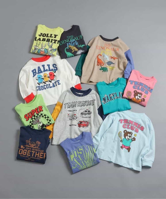 日本童裝 BREEZE 印花上衣 90-150cm 男童款/女童款 春季 TOPS