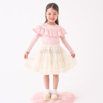 日本童裝 Ly# mine  Tutu薄紗短裙 100-150cm 女童款 冬季 SKIRTS