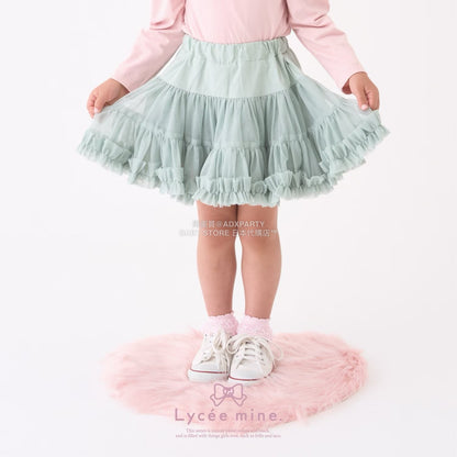 日本童裝 Ly# mine  Tutu薄紗短裙 100-150cm 女童款 冬季 SKIRTS