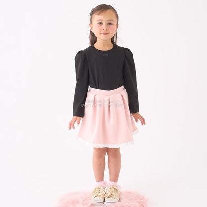 日本童裝 Ly# mine 蝴蝶結宮廷肩袖上衣 100-150cm 女童款 冬季 TOPS