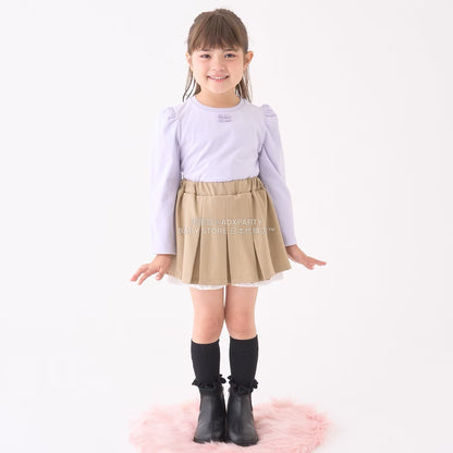 日本童裝 Ly# mine 蝴蝶結宮廷肩袖上衣 100-150cm 女童款 冬季 TOPS