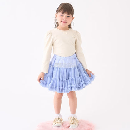 日本童裝 Ly# mine 蝴蝶結宮廷肩袖上衣 100-150cm 女童款 冬季 TOPS