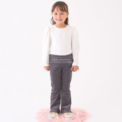 日本童裝 Ly# mine 蝴蝶結宮廷肩袖上衣 100-150cm 女童款 冬季 TOPS