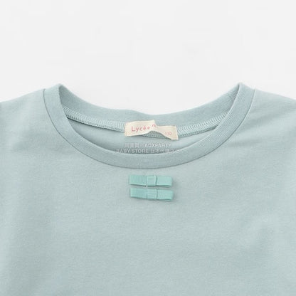 日本童裝 Ly# mine 蝴蝶結宮廷肩袖上衣 100-150cm 女童款 冬季 TOPS