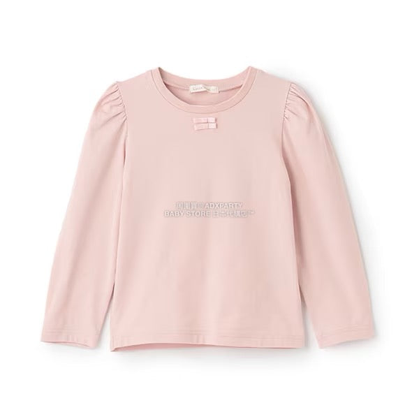 日本童裝 Ly# mine 蝴蝶結宮廷肩袖上衣 100-150cm 女童款 冬季 TOPS