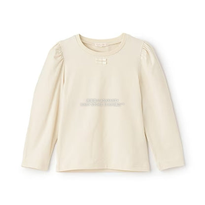 日本童裝 Ly# mine 蝴蝶結宮廷肩袖上衣 100-150cm 女童款 冬季 TOPS