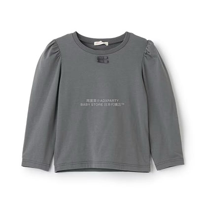 日本童裝 Ly# mine 蝴蝶結宮廷肩袖上衣 100-150cm 女童款 冬季 TOPS