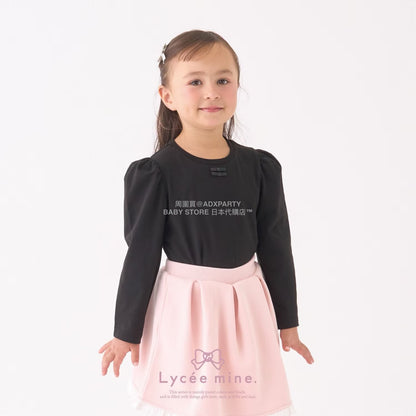 日本童裝 Ly# mine 蝴蝶結宮廷肩袖上衣 100-150cm 女童款 冬季 TOPS