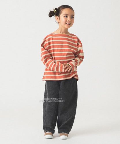 Japanese Kids' BEAMS mini JR Sobu Line, Yamanote Line, and Chuo Line Train Tops 90-150cm Boys' Summer TOPS Railway Series 