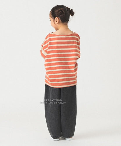 Japanese Kids' BEAMS mini JR Sobu Line, Yamanote Line, and Chuo Line Train Tops 90-150cm Boys' Summer TOPS Railway Series 