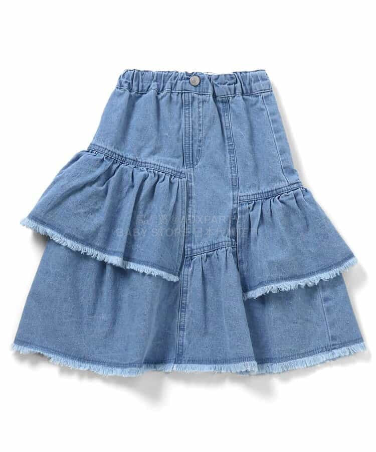 日本童裝 BREEZE 牛仔半裙 90-140cm 女童款 夏季 SKIRTS